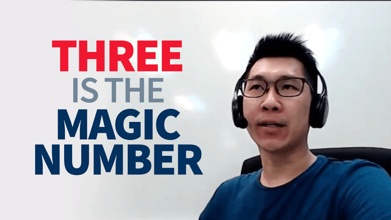 three is the magic number